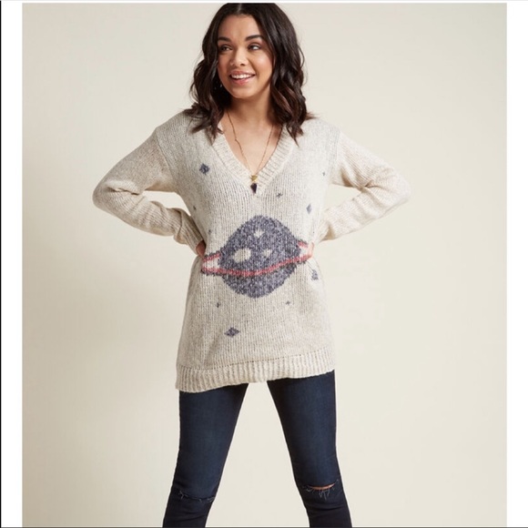 Modcloth Interplanetary Elan Sweater - Picture 2 of 9